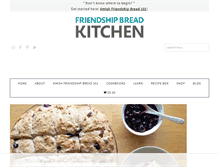 Tablet Screenshot of friendshipbreadkitchen.com